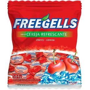 Bala Freegells Cereja 475g