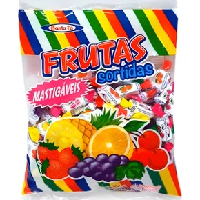 Bala Mastigável Sabores Sortidos 500g Santa Fé