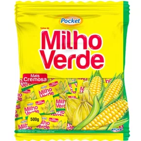 Bala Milho Verde Cremosa 500g Pocket