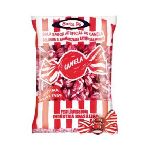 Bala Não Mastigável Canela 600g Santa Fé