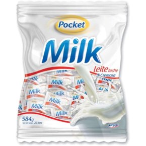 Bala Pocket Leite 500g - RICLAN