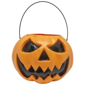 Balde Caldeirão Abobora Laranja Unidades Halloween MasterToy