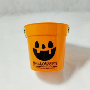Balde Rosto Abóbora Laranja Halloween Bazar Importadora