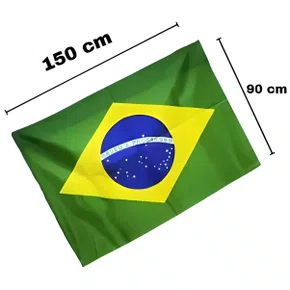 Bandeira Brasil Tecido 90 X 150m Unidade