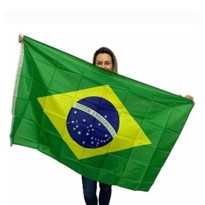 Bandeira Brasil Tecido 90x120m Unidade