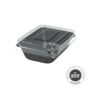 Bandeja Forneavel C/ Tampa 500ml C/ 10 Unidades G 206 Galvanotek