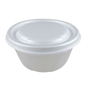 Bandeja Isopor Cumbuca MC 300 Com Tampa C/ 10 Unidades Meiwa