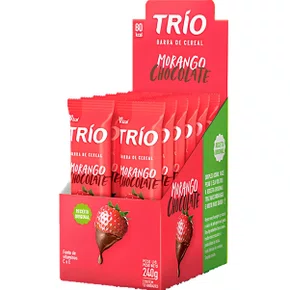 Barra de Cereais Morango C/ Chocolate Trio C/ 12un