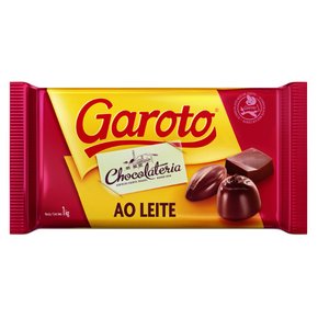 Barra De Chocolate Ao Leite 1 Kg Garoto