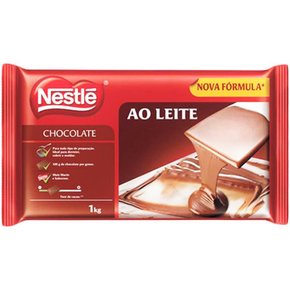 Barra De Chocolate Ao Leite 1 Kg Nestlé