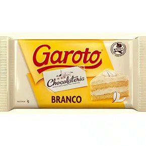 Barra De Chocolate Branco 1 Kg Garoto