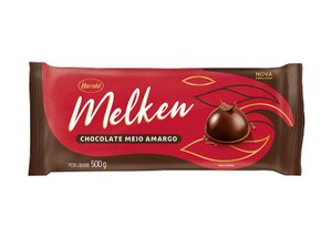 Barra de Chocolate Meio Amargo 500g Melken Harald