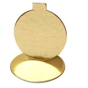 Base Laminada Redonda Ouro 5,5cm C/ 50 Un