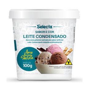 Base P/ Sorvete 100g Leite Condensado Selecta Duas Rodas