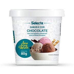 Base p/ Sorvete Selecta Chocolate c/ 80g