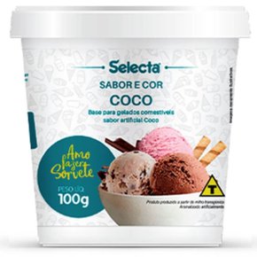 Base Para Sorvete Selecta Coco C\100g
