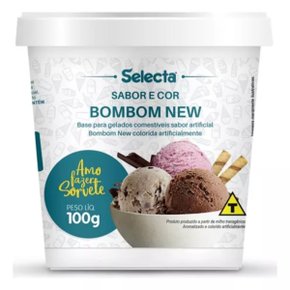 Base para Sorvete Selecta Bombom New com 100g