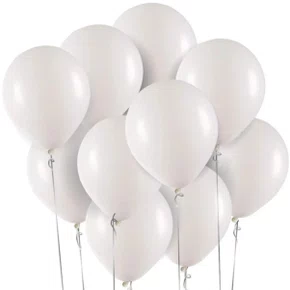 Bexiga Buff Branco 50 Unidades Nº5 Lisa Art-Latex