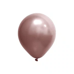Bexiga Cromada Champagne N. 5 C/ 25 Unidades Artlatex