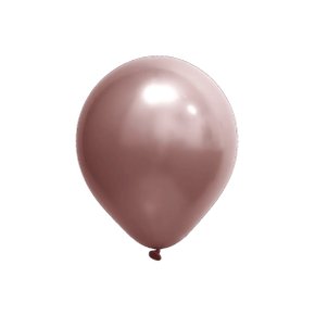 Bexiga Cromada Rose Gold N. 5 C/ 25 Unidades Artlatex