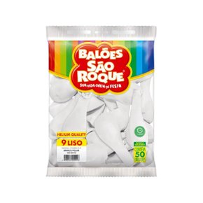 Bexiga Imperial Branco Polar Nº 9 com 50 Unidades São Roque