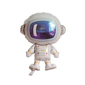 Bexiga Metalizada Astronauta 84 Cm Silverplastic