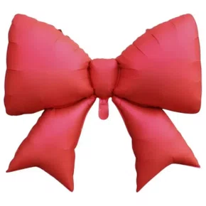 Bexiga Metalizada Laco Vermelho Fosco 55cm Partiu
