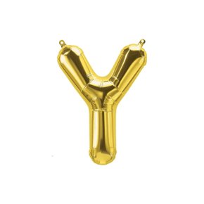 Bexiga Metalizada Letra Y Ouro 16 Polegadas