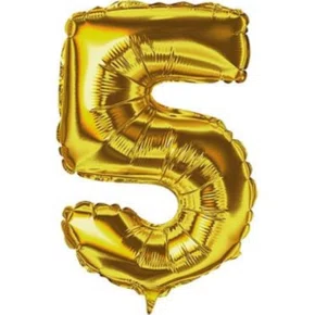 Bexiga Metalizada N. 5 Ouro 40cm