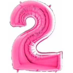 Bexiga Metalizada N° 2 Pink 40 cm Ref. PAF099 Partiu