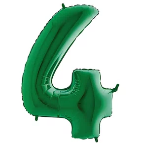 Bexiga Metalizada Nº 4 Verde 40cm Silverplastic
