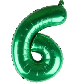 Bexiga Metalizada Nº 6 Verde 40cm Silverplastic