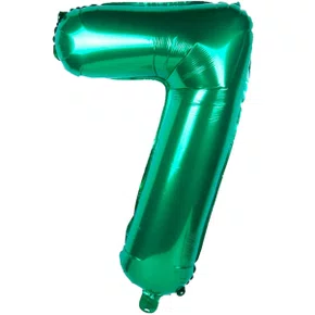 Bexiga Metalizada Nº 7 Verde 40cm Silverplastic