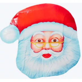Bexiga Metalizada Papai Noel Rosto 45cm Neotrentina
