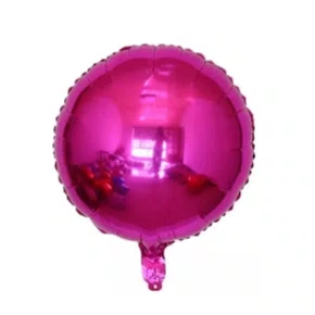 Bexiga Metalizada Redonda Pink 45 cm Ref. PAF 525 Partiu