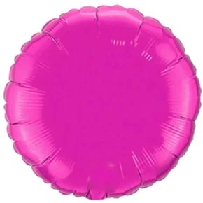 Bexiga Metalizada Redonda Pink 45 cm Ref. PAF 525 Partiu