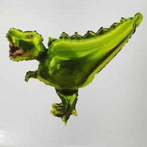 Bexiga Metalizada Dinossauro Verde 38cm/15’’ Neotrentina