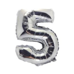 Bexiga N.5 Prata 40cm Partiu