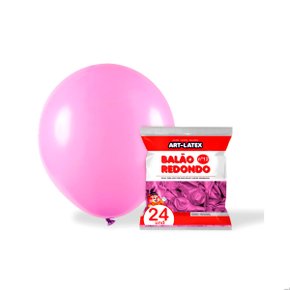 Bexiga Nº 12 Rosa com 24 Unidades Artlatex