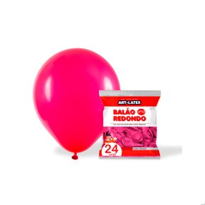 Bexiga Nº 12 Rosa Pink com 24 Unidades Artlatex