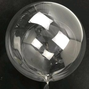 Bexiga Transparente Bubble Incolor 25cm 10’’ Flutua Unidade SilverPlastic