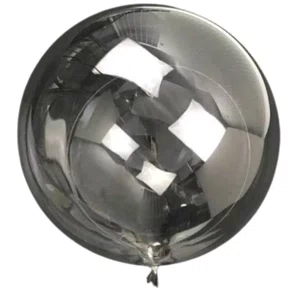 Bexiga Transparente Bubble Incolor 25cm 10’’ Flutua Unidade SilverPlastic