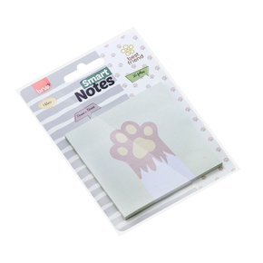 Notas Autoadesivas 76x76mm Patas Pets 30fls Smart Notes Brw