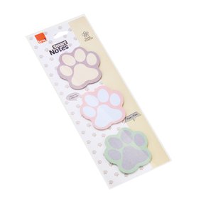 Notas Autoadesivas 70x70mm Patas Pets 75fls Smart Notes Brw