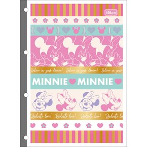 Refil para Fichário Univ 80fls Minnie Tilibra