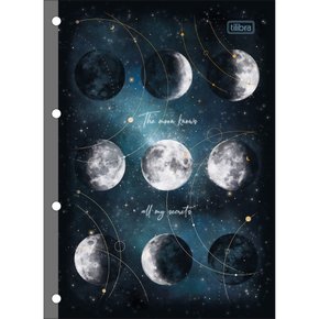 Refil Para Fichário Univ Preta Magic Tilibra