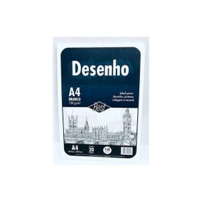 Bloco Desenho Branco A-4 140g 20 Folhas Best