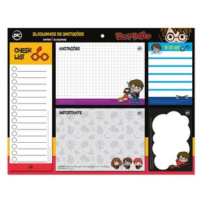 Bloco para Anotações 5 Modelos 20fls Harry Potter DAC