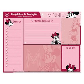 Bloco para Anotações 5 Modelos 20fls Minnie DAC
