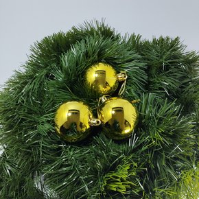 Bola de Natal 6cm Dourado Brilhante 3 Un Global
